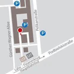 Anfahrt Klinik am Pelikanplatz  